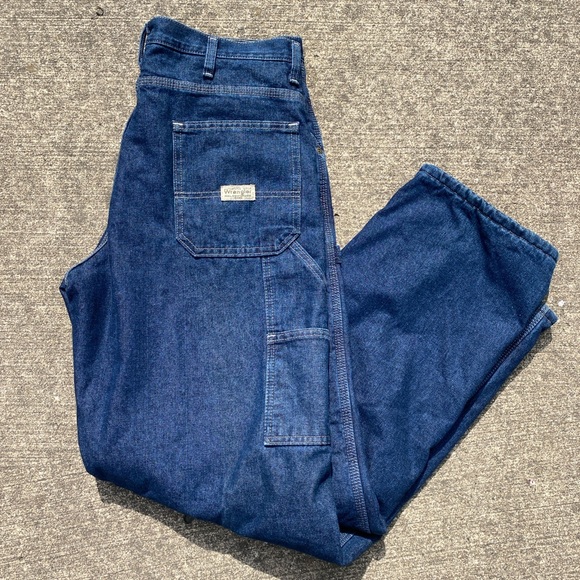 Sherpa Lined Wrangler Carpenter Jeans - Main Image